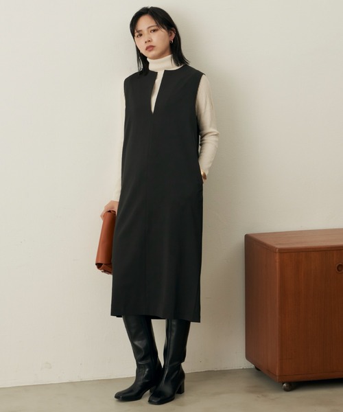 「Aunt Marie's」 サロペットスカート FREE ブラック レディース_画像4