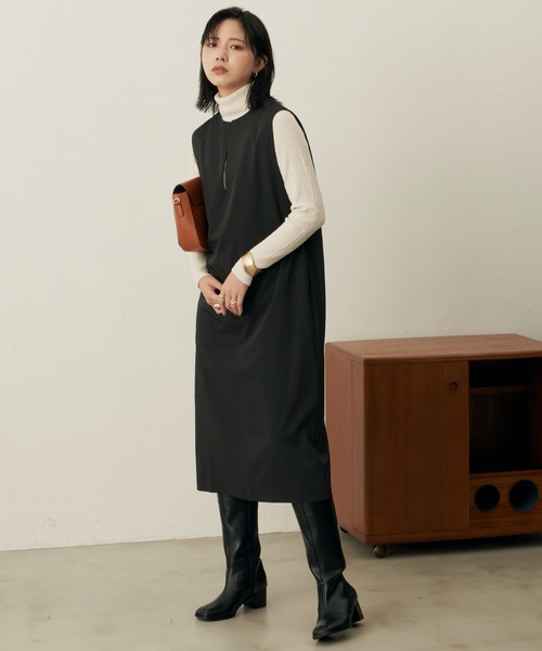 「Aunt Marie's」 サロペットスカート FREE ブラック レディース_画像5