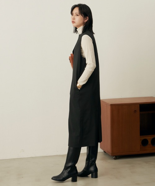 「Aunt Marie's」 サロペットスカート FREE ブラック レディース_画像6