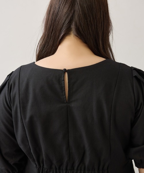 「Louiosy」 半袖ワンピース X-LARGE ブラック レディース_画像5