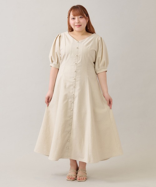 「Louiosy」 半袖ワンピース X-LARGE ブラック レディース_画像9