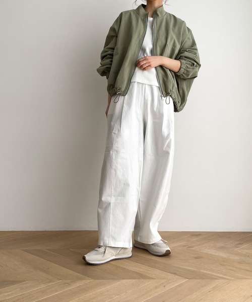 「CANAL JEAN」 ブルゾン ONE SIZE ブラック レディースの画像