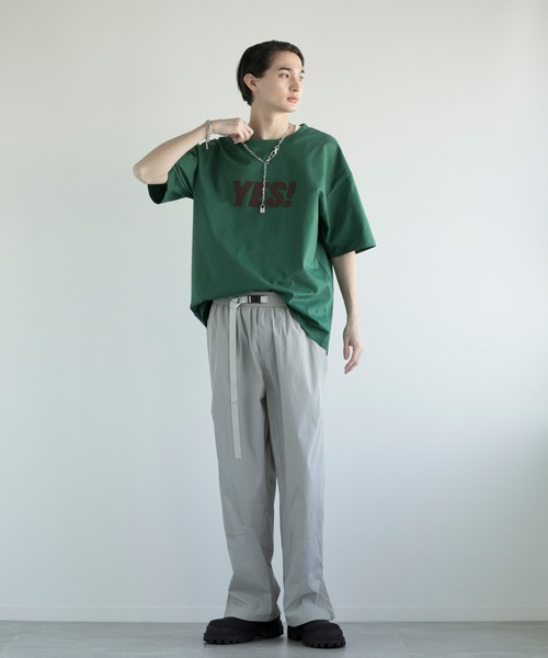 「aimoha」 カーゴパンツ X-LARGE ブラック メンズ_画像6