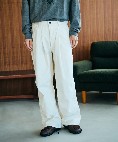 ワイドパンツ パンツ メンズ レディースの画像