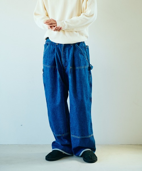ワイドパンツ パンツ メンズ レディースの画像