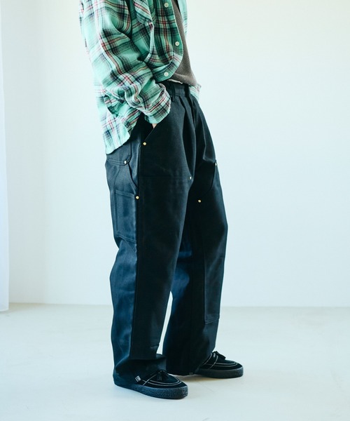 ワイドパンツ パンツ メンズ レディースの画像