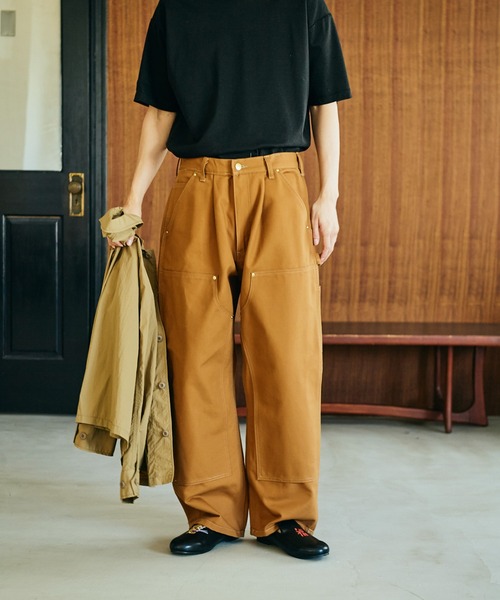 ワイドパンツ パンツ メンズ レディースの画像