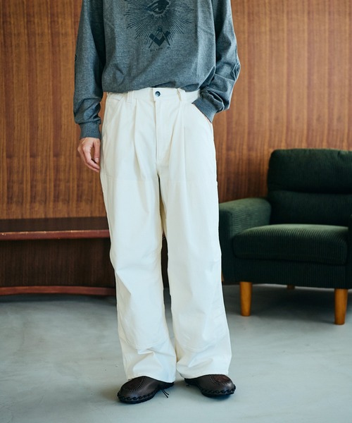 ワイドパンツ パンツ メンズ レディースの画像