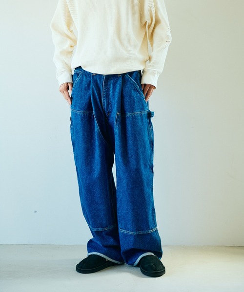 ワイドパンツ パンツ メンズ レディースの画像
