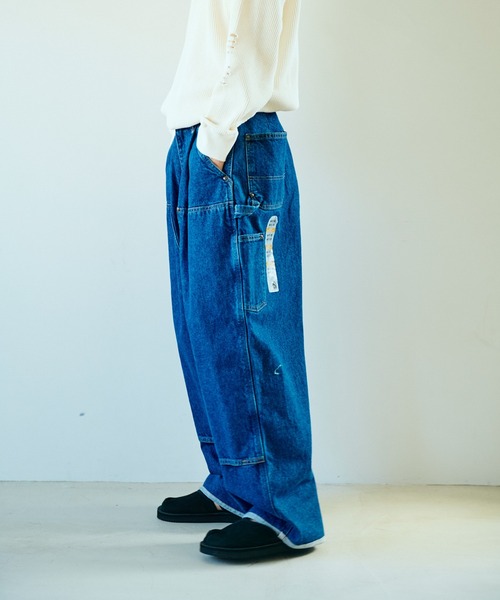 ワイドパンツ パンツ メンズ レディースの画像