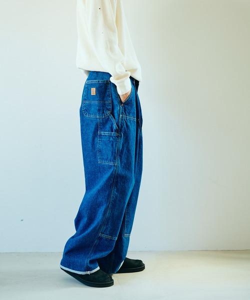 ワイドパンツ パンツ メンズ レディースの画像