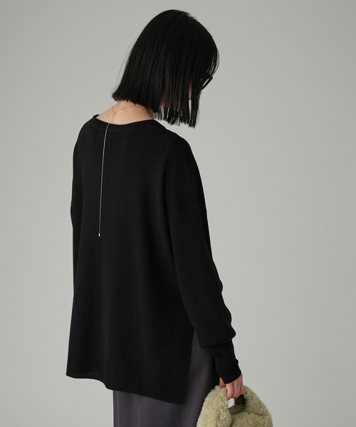 「BABYLONE」 長袖カットソー フリー ホワイト レディース_画像3