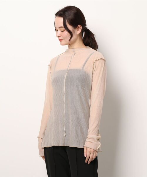 「merry jenny」 長袖カットソー FREE グレー レディース_画像2