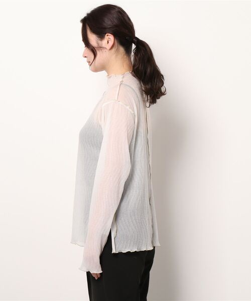 「merry jenny」 長袖カットソー FREE グレー レディース_画像4