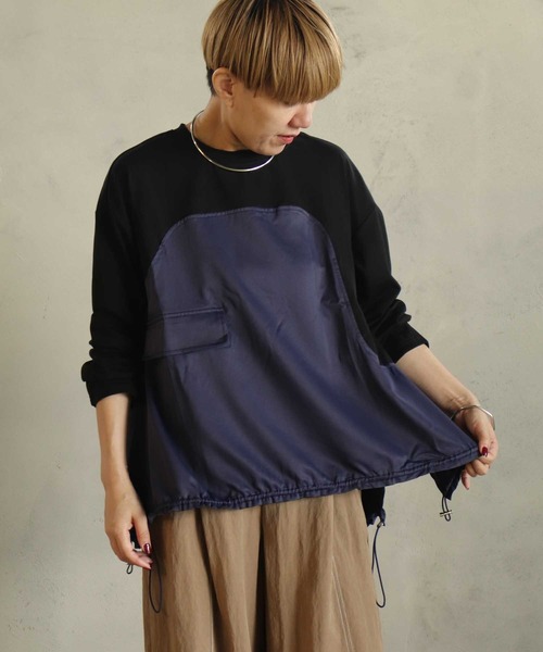 「BITTOKO」 長袖カットソー FREE ブラック レディース_画像5