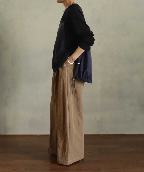 「BITTOKO」 長袖カットソー FREE ブラック レディース_画像7