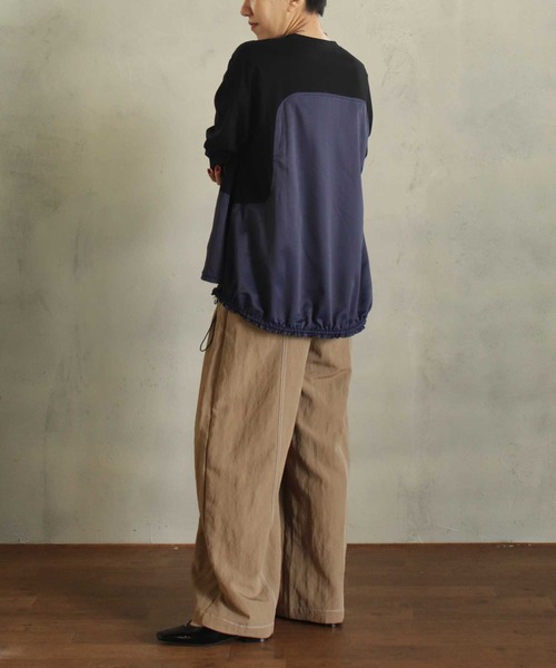 「BITTOKO」 長袖カットソー FREE ブラック レディース_画像8