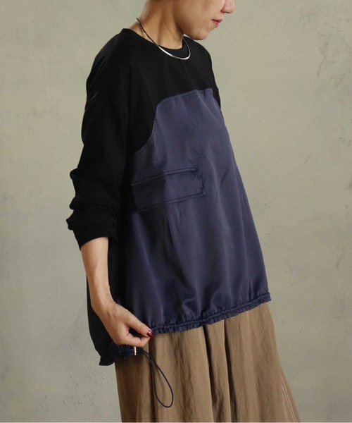 「BITTOKO」 長袖カットソー FREE ブラック レディース_画像9