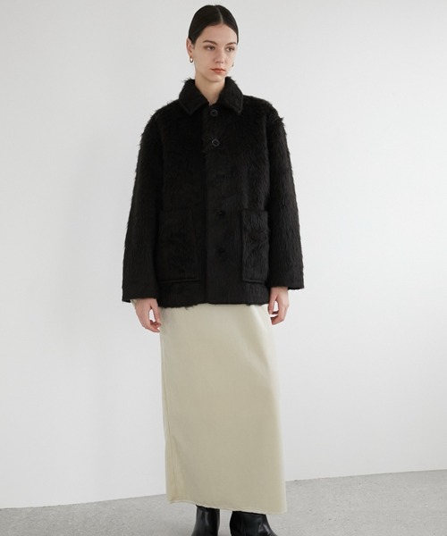 「LA PEAU DE GEM」 ジャケット FREE グレー レディース_画像5