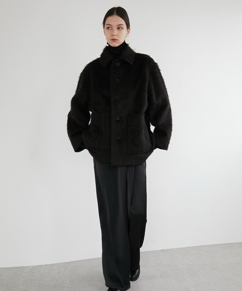 「LA PEAU DE GEM」 ジャケット FREE グレー レディース_画像6