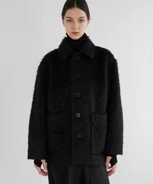 「LA PEAU DE GEM」 ジャケット FREE グレー レディース_画像7