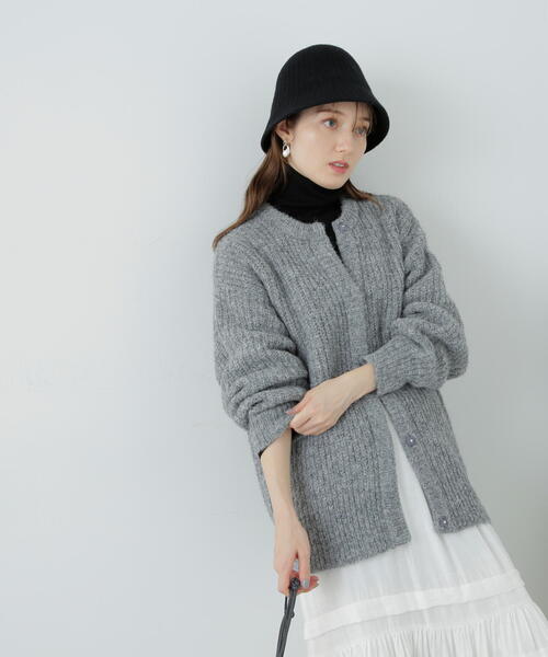 「N.（N. Natural Beauty Basic）」 ニットカーディガン MEDIUM ベージュ レディース_画像6