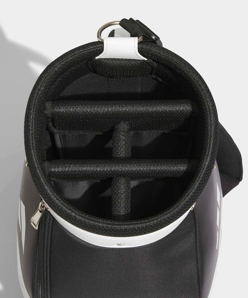 人気　良品adidas ゴルフバッグ 黒 adidas（アディダス） ラウンドバッグ 9.1L メンズ ゴルフバッグ