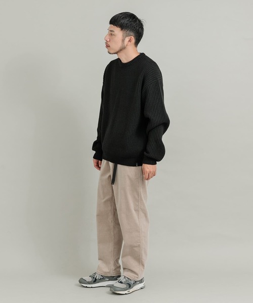 「EKAL」 長袖ニット MEDIUM ブラック メンズ_画像8