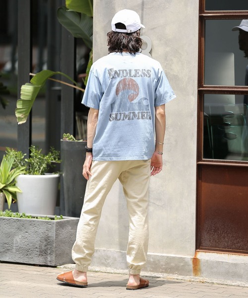 「The Endless Summer」 半袖Tシャツ LARGE チャコールグレー メンズ_画像2
