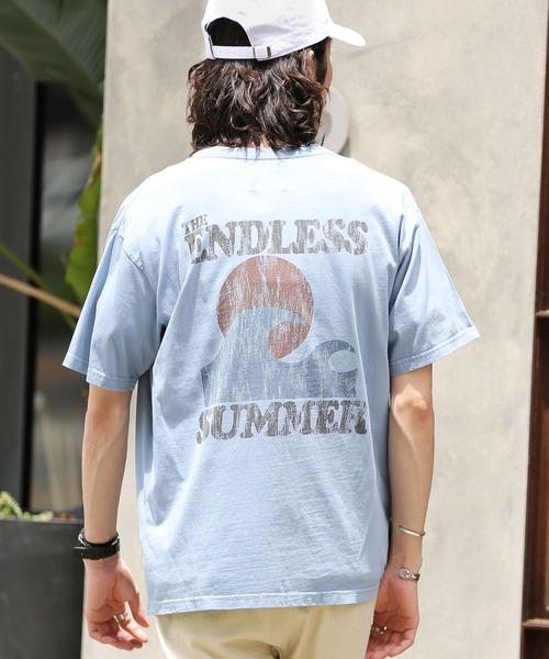 「The Endless Summer」 半袖Tシャツ LARGE チャコールグレー メンズ_画像3