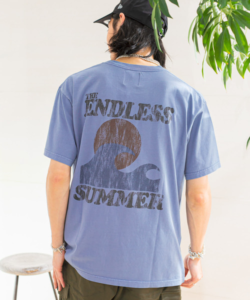 「The Endless Summer」 半袖Tシャツ LARGE チャコールグレー メンズ_画像4