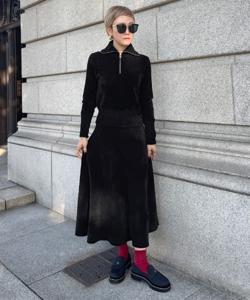 「JENNE」 長袖カットソー SMALL アイボリー レディースの画像