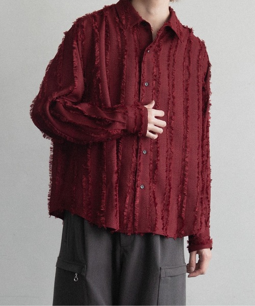 「Casper John」 長袖シャツ SMALL グリーン メンズ_画像3