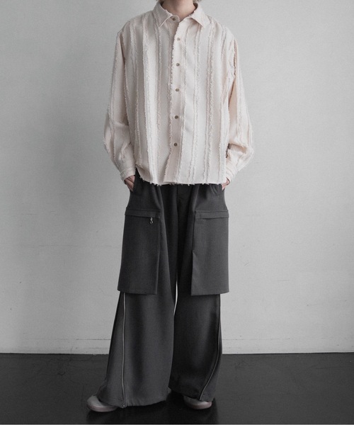 「Casper John」 長袖シャツ SMALL グリーン メンズ_画像6