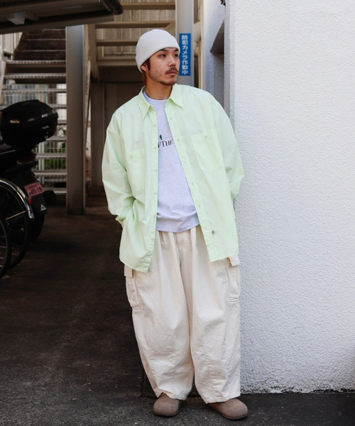 シャツ Marvine Pontiak / マービンポンティアックシャツメーカーズ Military SH メンズの画像