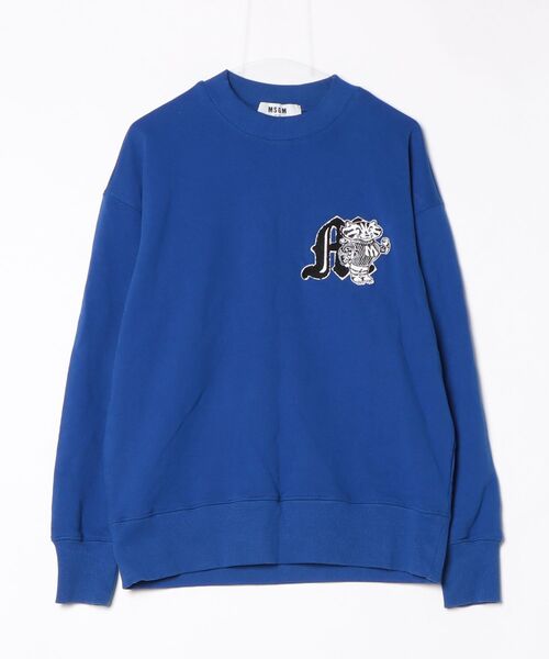 MSGM（エムエスジーエム） スウェットカットソー S ブルー メンズ