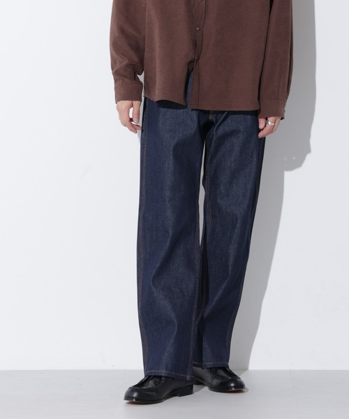 「Lee」 デニムパンツ M ブラック メンズの画像