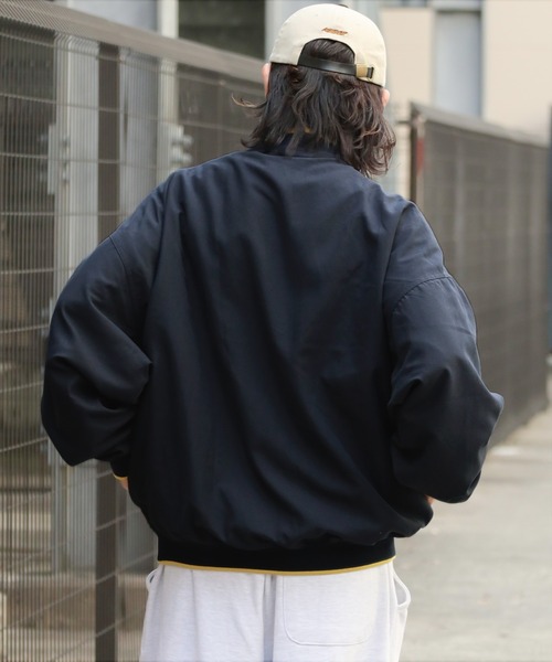 「Java」 ブルゾン LARGE ネイビー メンズ_画像9