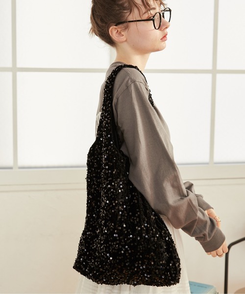 「ANGIE」 トートバッグ FREE シルバー レディース_画像7