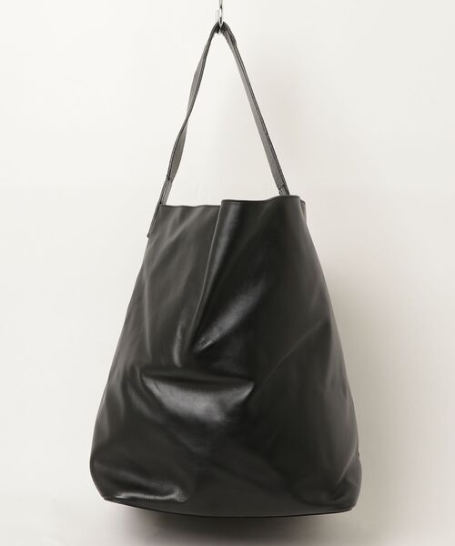 「AURALEE」 26SS LEATHER SHOULDER BAG MADE BY AETAトートバッグ - ブラック レディース_画像2