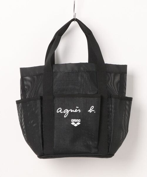 agnes b.（アニエスベー） トートバッグ「arenaコラボ」 FREE ブラック 