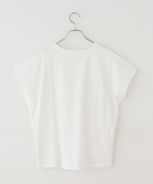Spick＆Span（スピック アンド スパン） tシャツ フレンチスリーブロゴ