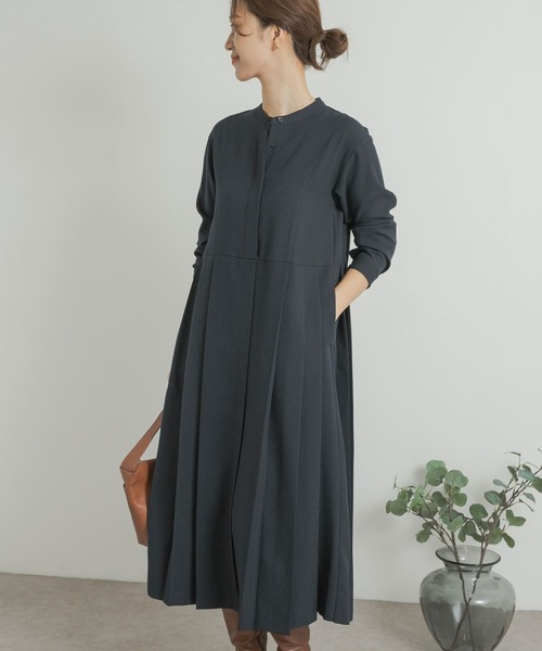 「URBAN RESEARCH DOORS」 長袖ワンピース SMALL グレー レディース_画像3