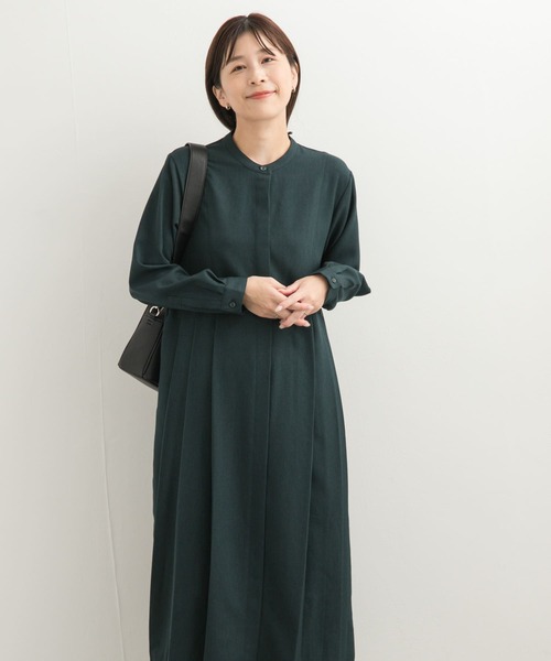 「URBAN RESEARCH DOORS」 長袖ワンピース SMALL グレー レディース_画像5
