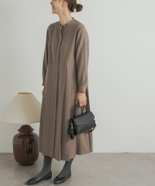「URBAN RESEARCH DOORS」 長袖ワンピース SMALL グレー レディース_画像7