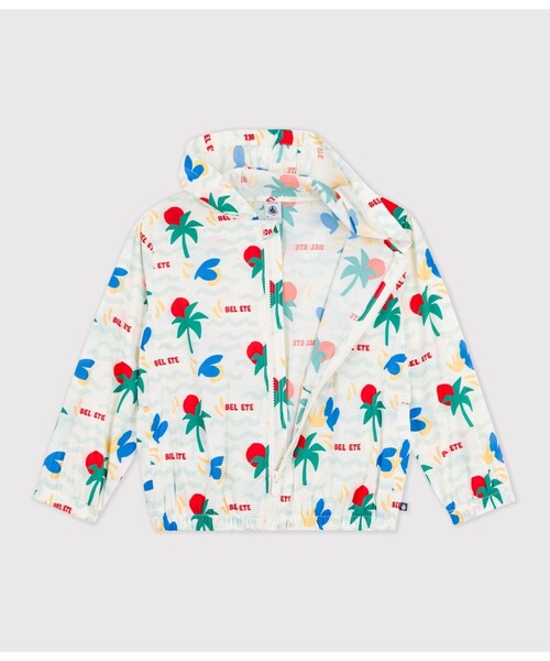 PETIT BATEAU（プチバトー） マウンテンパーカー アウター プリント