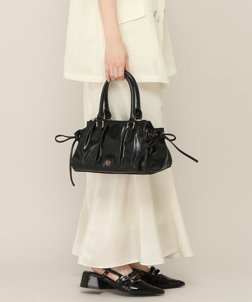 Heather（ヘザー） ボストンバッグ ギャザーボストンBAG 666489