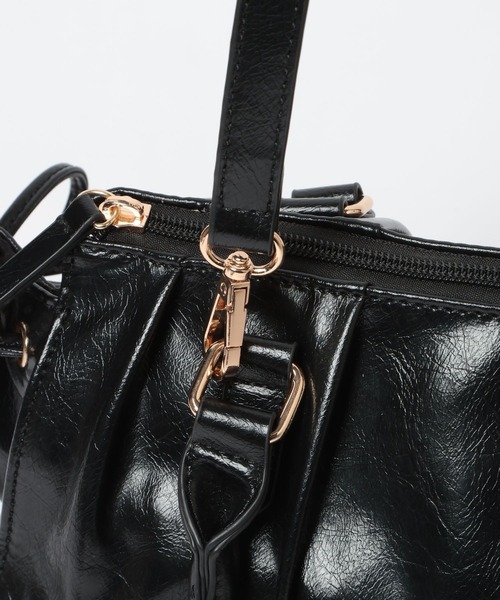 Heather（ヘザー） ボストンバッグ ギャザーボストンBAG 666489