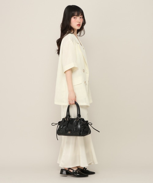Heather（ヘザー） ボストンバッグ ギャザーボストンBAG 666489