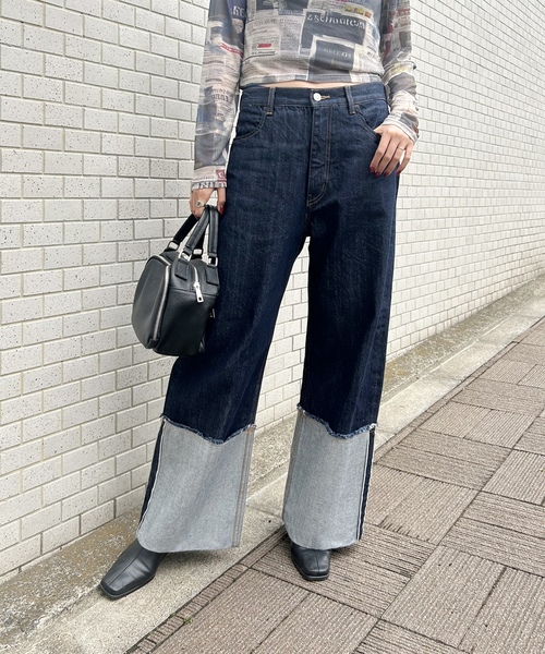 Oriens JOURNAL STANDARD」 デニムパンツ SMALL ブルー系その他